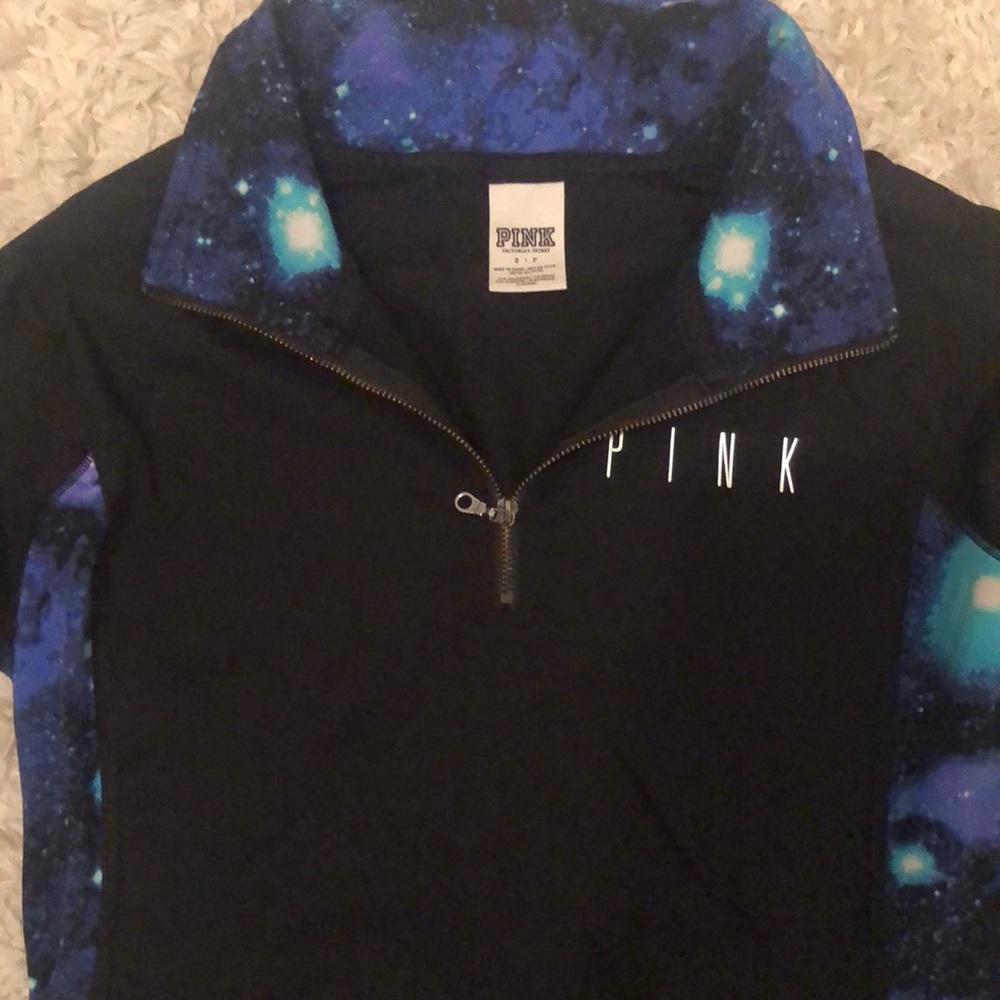 Pink Pullover workout jacket - Picture 2 of 3